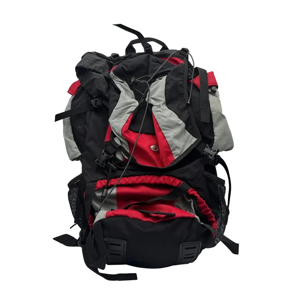 Wenger Swiss Gear Hiking Camping Travel Backpack Red‎ Gray Black
